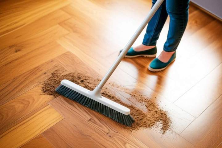 Entretien de parquet