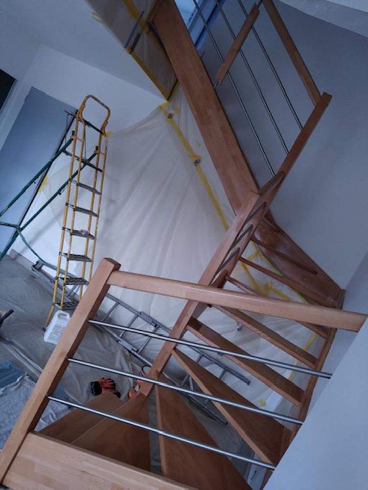 Travaux de rénovation d'escalier  Tarare